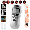 Massageador Elétrico Digital Alívio de Tensão com 4 Eletrodos