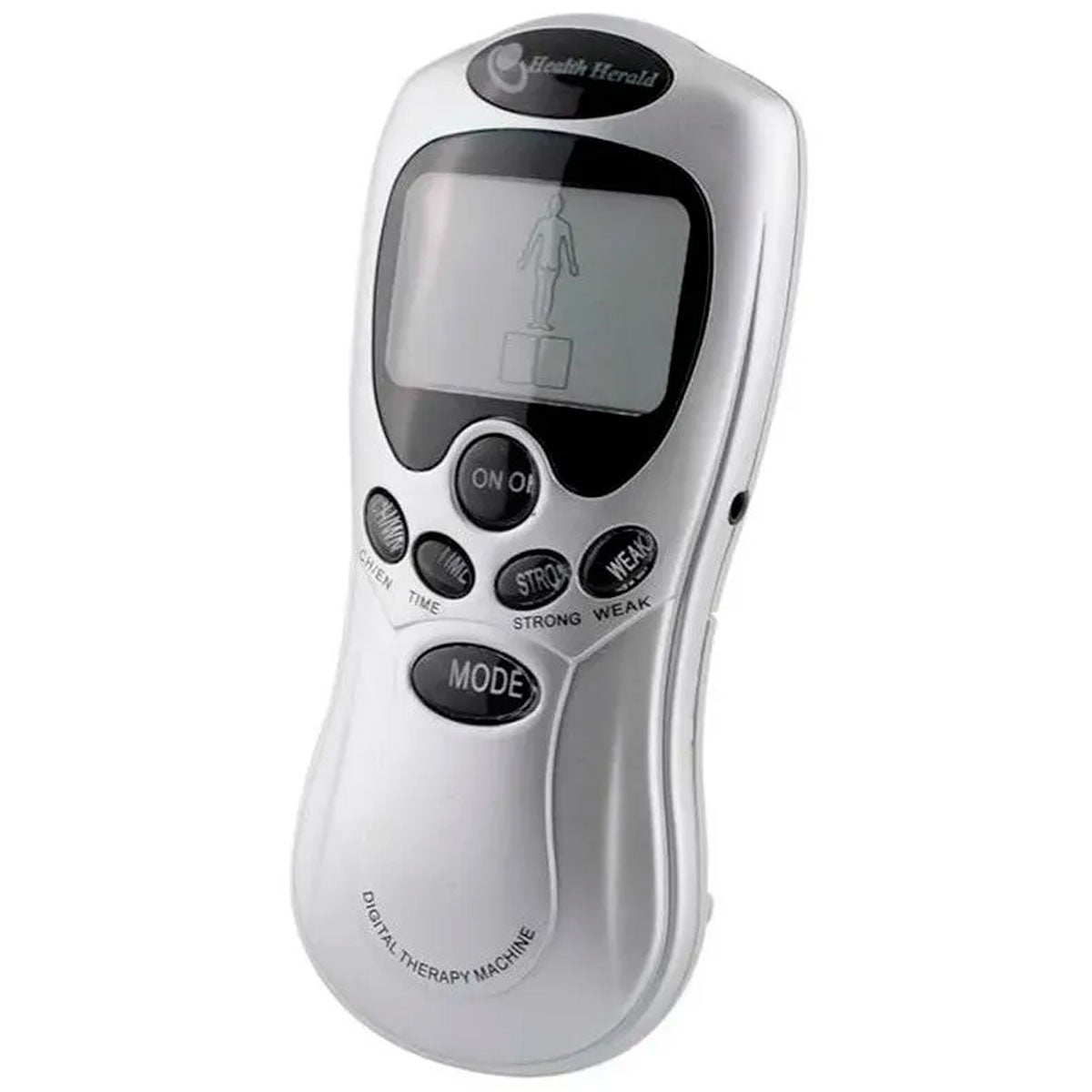 Massageador Elétrico Digital Alívio de Tensão com 4 Eletrodos