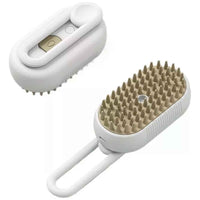 Escova Pet 3 em 1 USB com Vapor para Gatos e Cães