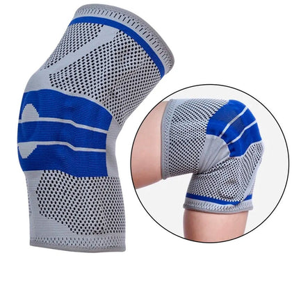 Joelheira Esportiva com Compressão e Suporte Estabilizador - Cores Sortidas