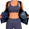 Camiseta Regata Efeito Sauna com Zíper Ajustável