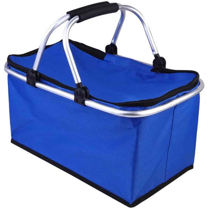 Cesta Térmica Dobrável Retrátil Azul 20 Litros