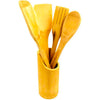 Kit 5 Utensílios de Cozinha Bambu Ecológico