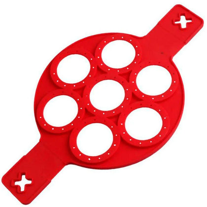 Forma de Silicone Antiaderente para Panquecas e Ovos