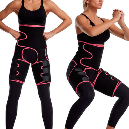 Cinta Modeladora 3 em 1 Abdominal Coxa Bumbum Quadril