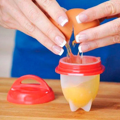 Kit 6 Formas de Silicone para Ovos Cozinha e Fogão