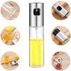 Kit 3 Porta Azeite Vinagre Spray Galheteiro Aço Inox 100 ml