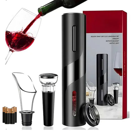 Kit Abridor de Vinho Elétrico Automático