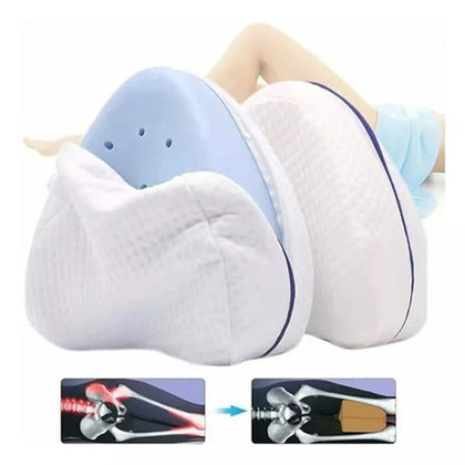 Kit 2 Almofadas Travesseiro Ortopédico Para Pernas e Joelhos com Espuma Hipoalergênica