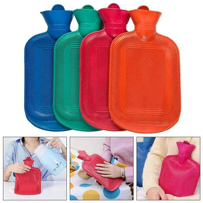 Kit 2 Bolsas Térmica Ortopédica de Borracha Para Alívio de Dores Quente ou Fria 1 Litro