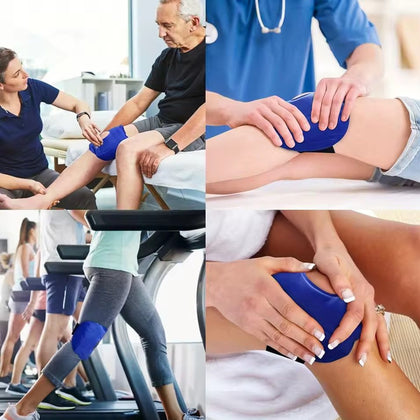 Kit 2 Compressas Térmica Ortopédica Para Joelho com Ajuste Anatômico Fria e Quente