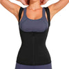 Camiseta Regata Efeito Sauna com Zíper Ajustável