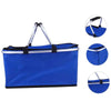 Cesta Térmica Dobrável Retrátil Azul 20 Litros