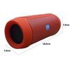 Caixa de Som Bluetooth Sem Fio Portátil com Entrada USB SD e Viva Voz - Vermelho