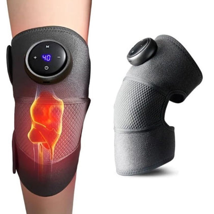 Joelheira Faixa Massageadora Térmica com Aquecimento e Alívio Para Joelhos