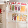 Kit de 10 Sacos Zip Reutilizáveis para Conservação de Alimentos
