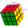 Kit 2 Cubos Mágicos 3x3x3 Clássicos Brinquedo Interativo