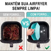 Porta Azeite + Kit 4 Formas AirFryer - Cozinha Prática