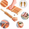 Kit 2 Massageadores de Madeira para Terapia e Relaxamento