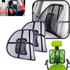 Kit 2 Encostos Lombar Ortopédico Conforto Alivia Dor Correção Postural para Carro e Escritório