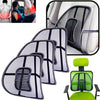 Kit 3 Encostos Lombar Ortopédico Conforto Alivia Dor Correção Postural para Carro e Escritório