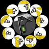 Kit Esquadro Nível e Régua Inox 12 Pol com Riscador