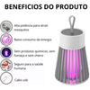 Luminária LED com Alça e Repelente UV para Ambientes