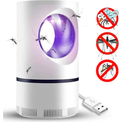 Kit 2 Luminárias Mata Mosquito LED Armadilha Noturna USB Bivolt