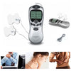Massageador Elétrico Digital Alívio de Tensão com 4 Eletrodos