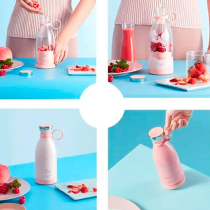 Mini Juicer Portátil 420 ML com Alça Prático e Compacto