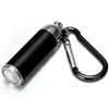 Mini Lanterna LED com Chaveiro e Mosquetão Multifuncional
