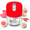 Mini Processador De Alimentos Elétrico Usb 3 Lâminas 250ml