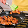 Espátula Pegador Silicone 2 em 1 Antiaderente Cozinha