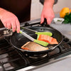 Espátula Pegador Silicone 2 em 1 Antiaderente Cozinha