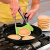 Espátula Pegador Silicone 2 em 1 Antiaderente Cozinha