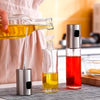 Kit 3 Porta Azeite Vinagre Spray Galheteiro Aço Inox 100 ml