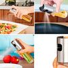 Kit 3 Porta Azeite Vinagre Spray Galheteiro Aço Inox 100 ml