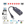 Adaptador USB 3.0 para RJ45 F3 Rede Ethernet 10/100/1000Mbps