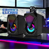 Caixa de Som USB Potente para PC Gamer com Iluminação RGB