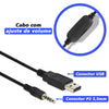 Caixa de Som USB Potente para PC Gamer com Iluminação RGB