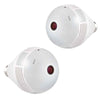 Kit 2 Câmeras Lâmpada Espiã Wifi 360° com Microfone e Som