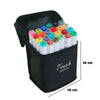 Caneta Marcador Profissional Pontas Duplas 24 Cores