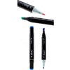 Caneta Marcador Profissional Pontas Duplas 24 Cores