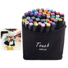 Caneta Marcador Profissional Pontas Duplas 48 Cores