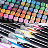 Caneta Marcador Profissional Pontas Duplas 48 Cores