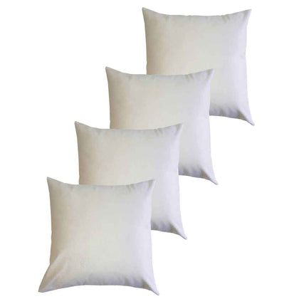 Kit 4 Capas Para Almofada 45 cm x 45 cm Suede Bege