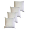 Kit 4 Capas Para Almofada 45 cm x 45 cm Suede Bege