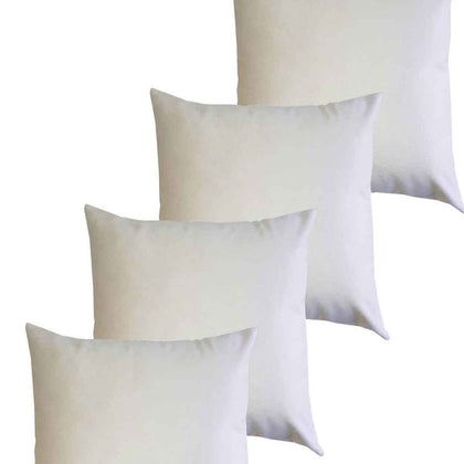 Kit 4 Capas Para Almofada 45 cm x 45 cm Suede Bege