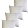 Kit 4 Capas Para Almofada 45 cm x 45 cm Suede Bege