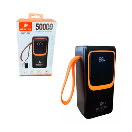 Carregador Portátil 50.000mAh – Longa Duração e Alta Potência